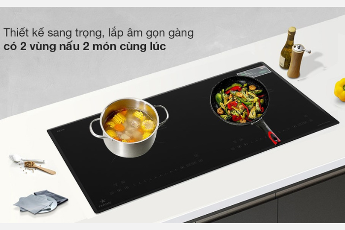 Bếp Từ Đôi Pramie PRTH-2203 Bếp từ đôi lắp âm pramie PRTH-2203