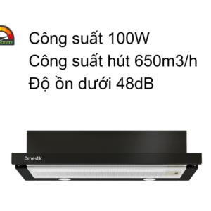 Hút Mùi Âm Tủ Dmestik ES3071 DMK Màu Đen công suất hút mùi âm tủ dmestik ES 3071DMK