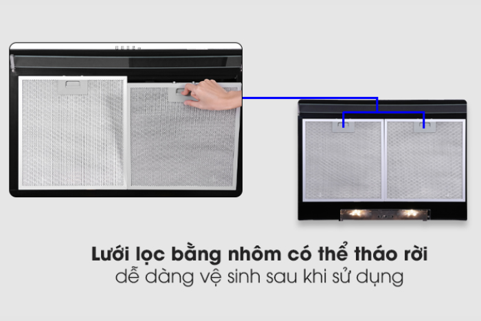 Máy Hút Mùi Âm Tủ Pramie ALP9-700 Máy hút mùi âm tủ Pramie ALP9-700
