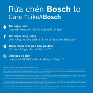 Máy rửa chén Bosch độc lập SMS6ZCI16E - Serie 6