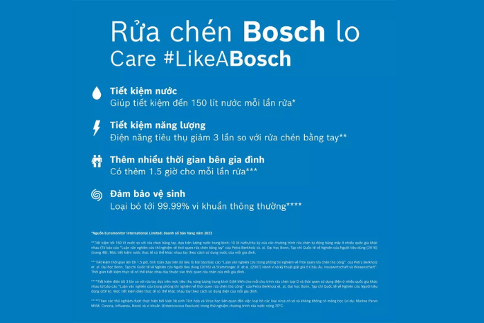 Máy Rửa Chén Độc Lập Bosch SMS6ZCI16E | Serie 6 Máy rửa chén Bosch độc lập SMS6ZCI16E - Serie 6