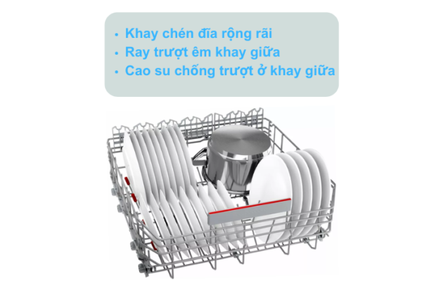 Giàn rửa máy rửa chén Bosch