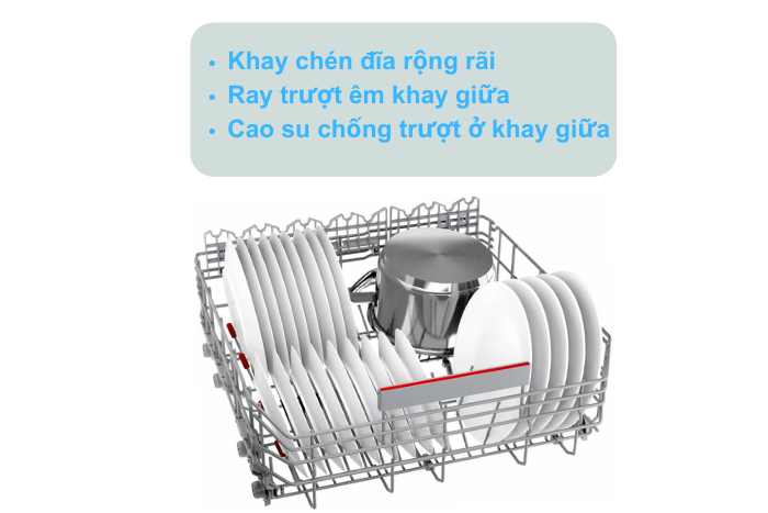 Máy Rửa Chén Độc Lập Bosch SMS6ZCI16E | Serie 6 Giàn rửa máy rửa chén Bosch
