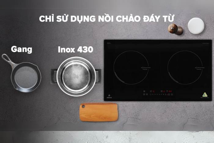 Bếp Từ Đôi Pramie PRDE-2223 Bếp từ đôi Pramie PRDE-2223