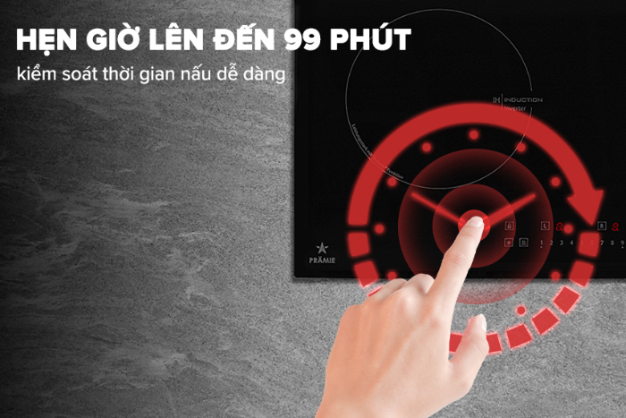 Bếp Từ Đôi Pramie PRDE-2223 Bếp từ đôi Pramie PRDE-2223