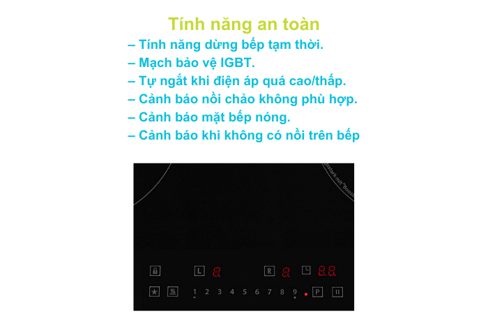 Bếp Từ Đôi Pramie PRDE-2223 Thông số bếp từ đôi Pramie PRDE-2223