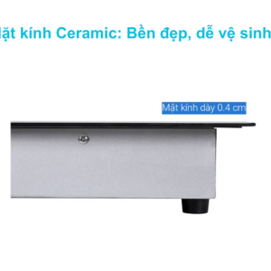 Bếp Từ Hồng Ngoại Lắp Âm Pramie 2108 Mặt kính Ceramic