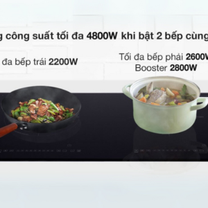 Bếp Từ Hồng Ngoại Lắp Âm Pramie 2108 Công suất bếp Pramie 2108