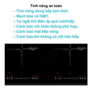 Bếp từ đôi lắp âm Pramie PRTH-A2