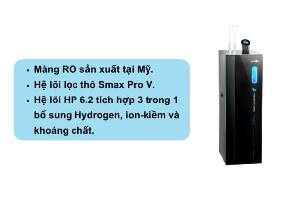 Máy lọc nước nóng lạnh ion kiềm Karofi S86 Đà Nẵng