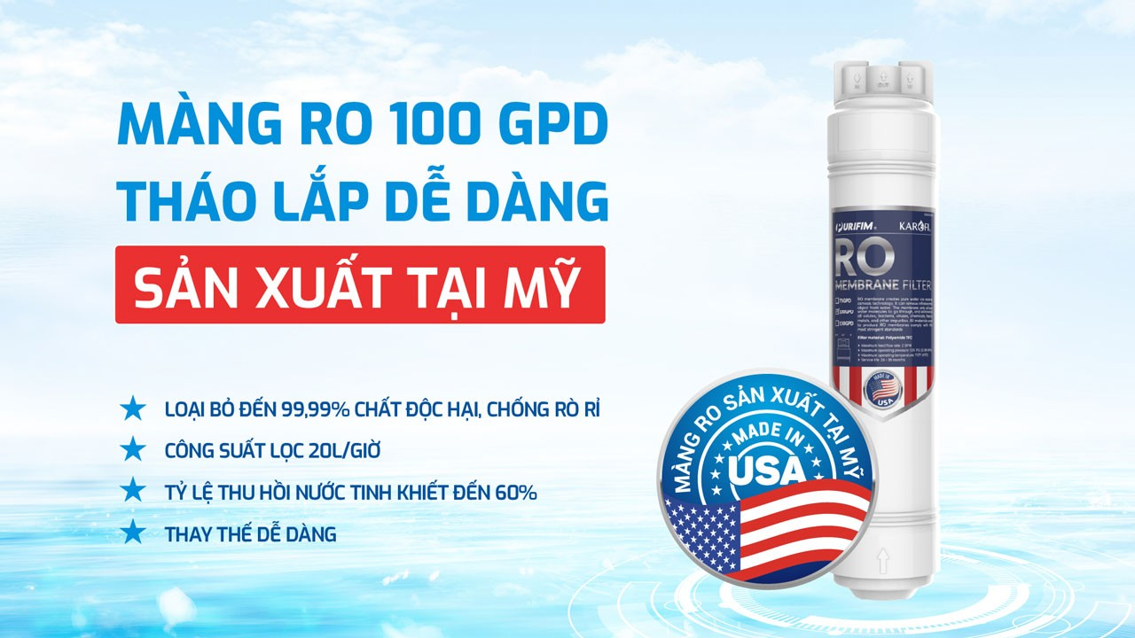 Máy Lọc Nước Nóng Lạnh Hydro Ion Kiềm Karofi KAE-S86 Sản xuất tại Mỹ an toàn tuyệt đối
