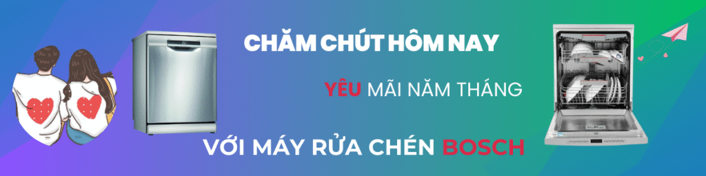 Banner máy rửa chén Bosch