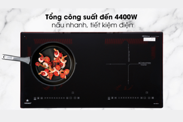 Công suất lên đến 4.4kW