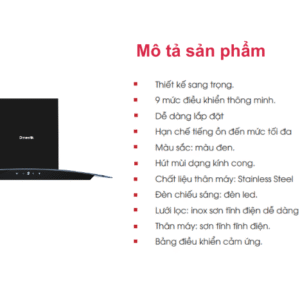 hút mùi kính cong Dmestik
