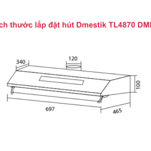 Máy Hút Mùi Dmestik TL4870 DMK Hút mùi cổ điển Dmestik TL4870
