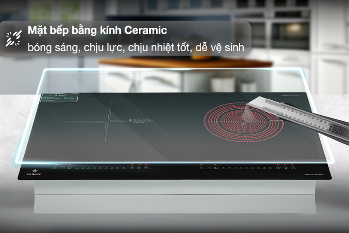 Bếp Từ Hồng Ngoại Lắp Âm Pramie PRTH-A1 Công năng bếp từ Pramie PRTH-A1