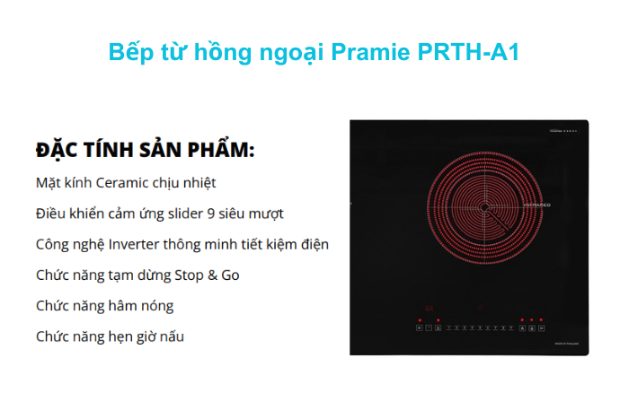 Bếp Từ Hồng Ngoại Lắp Âm Pramie PRTH-A1 Tính năng sản phẩm Pramie