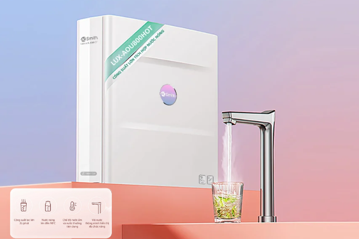 Máy Lọc Nước AO Smith LUX-AOU800HOT Máy lọc nước AO Smith LUX-AOU800HOT