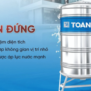 Bồn nước inox Toàn Mỹ 1000L Đứng