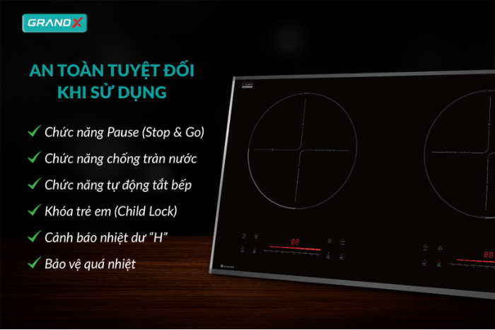 Bếp Từ GrandX GX IH615SE Bếp từ GrandX GX IH615SE Serial 6